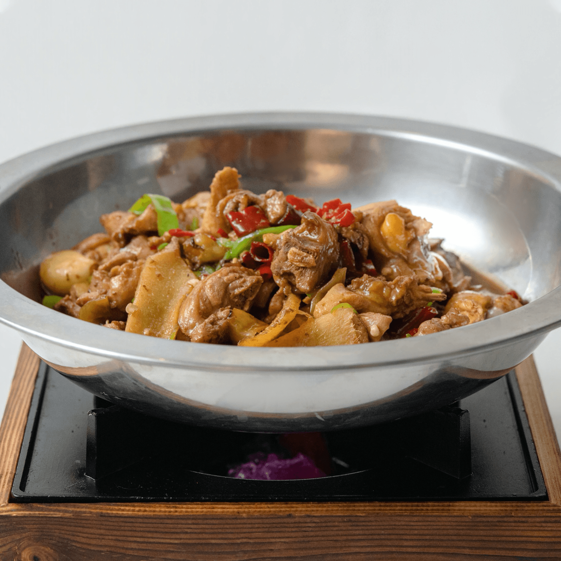 Free-Range Chicken with Old Ginger (Bone-in) 老薑炒仔雞(带骨)